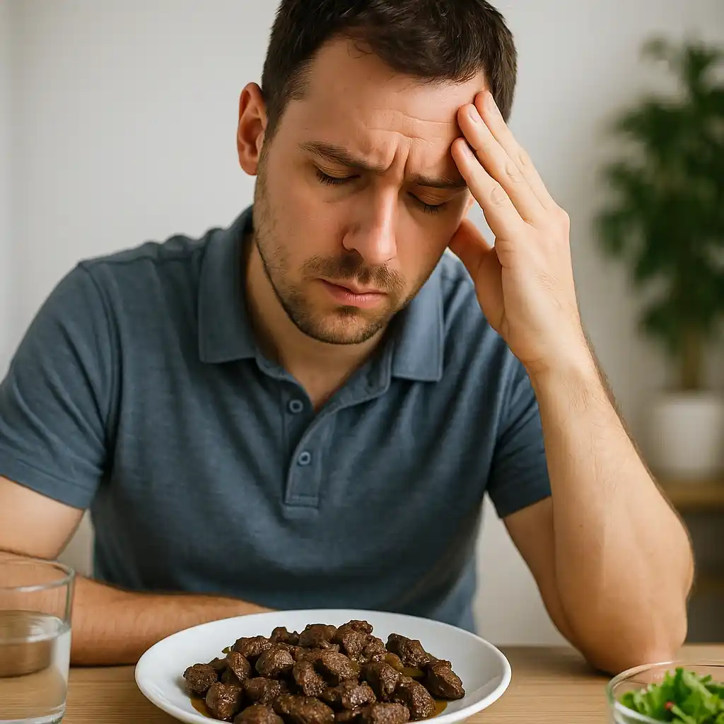 تناول الكبدة لعلاج مريض الأنيميا
