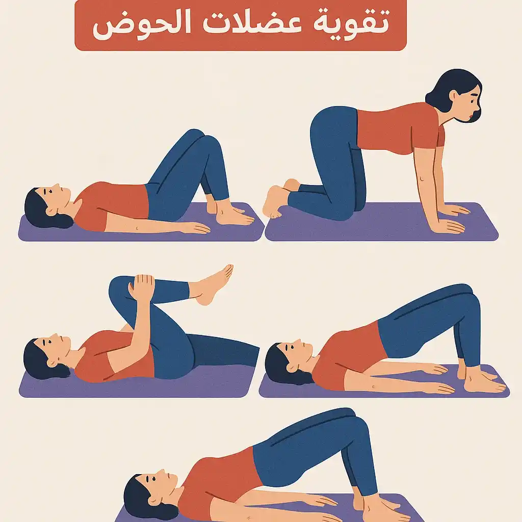 تمارين تقوية عضلات الحوض