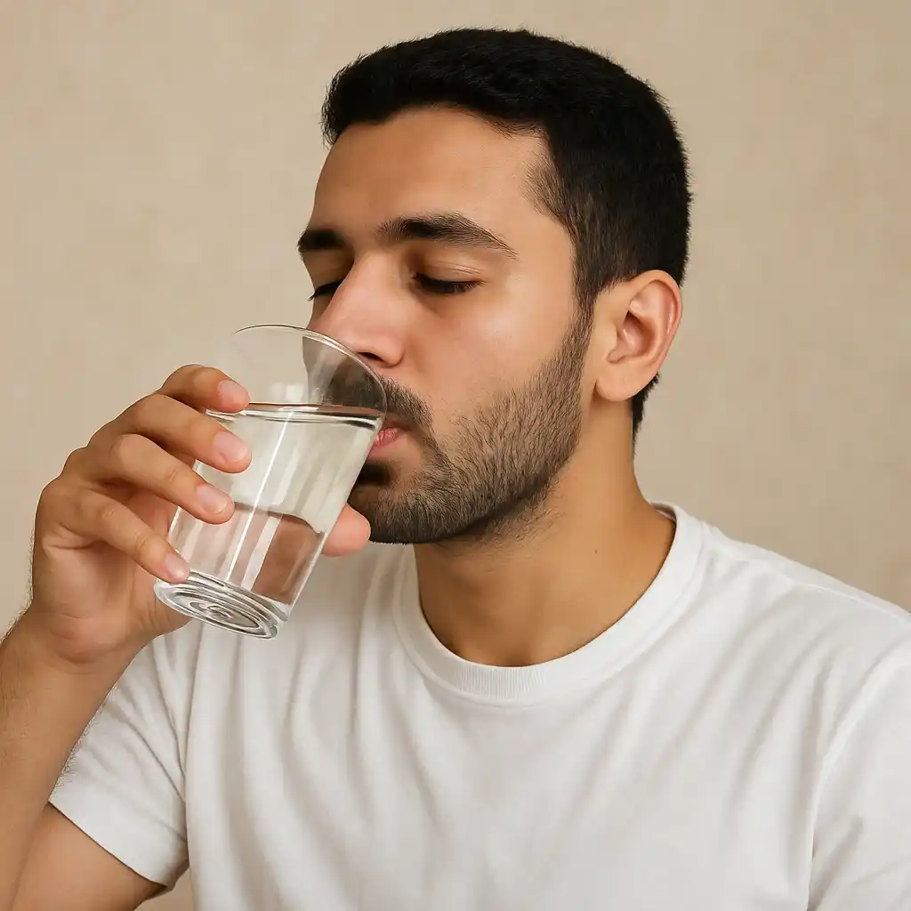 شرب كمية كافية من الماء