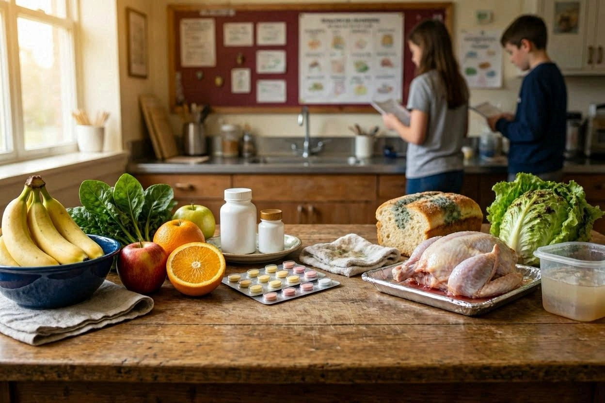 العدوى الميكروبية (التسمم الغذائي) من أسباب الإسهال أثناء الحمل