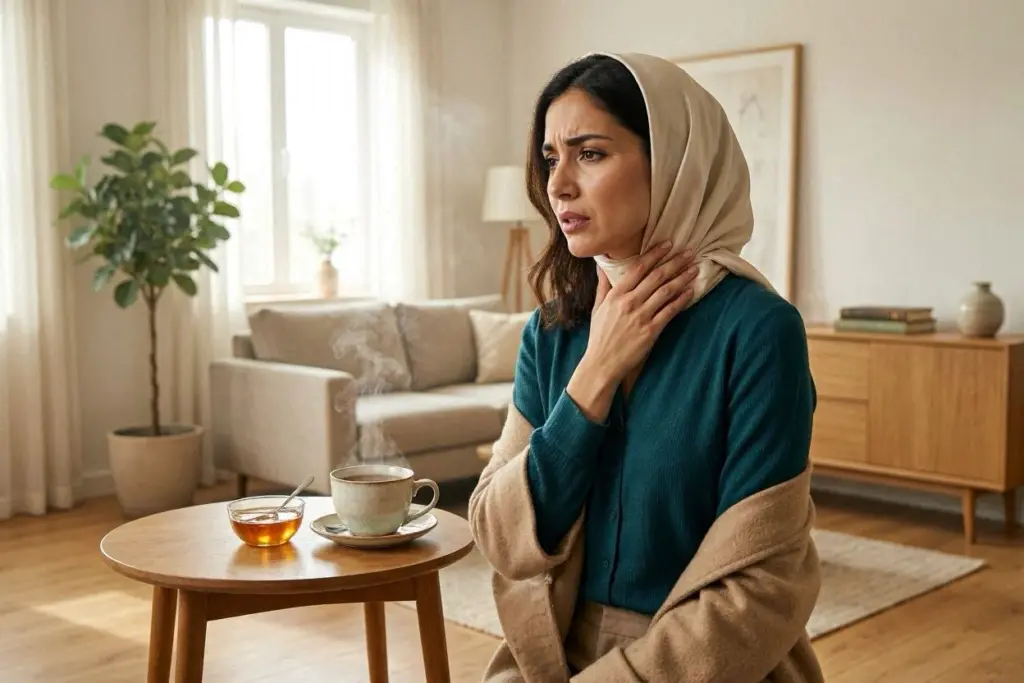 حكة الحلق المستمرة تزعجك؟ اكتشف الأسباب الحقيقية وأفضل الحلول الفعالة