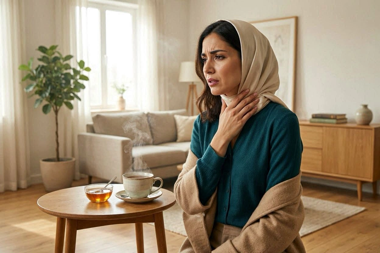 حكة الحلق المستمرة تزعجك؟ اكتشف الأسباب الحقيقية وأفضل الحلول الفعالة