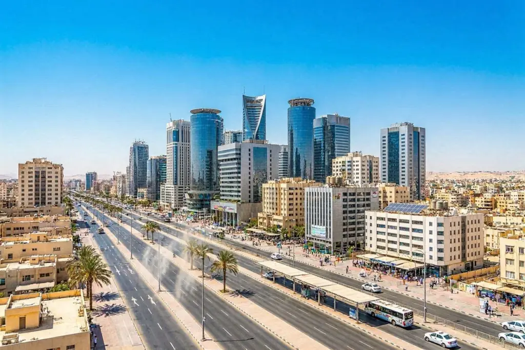 الحر في مدينة الرياض