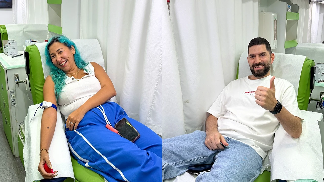 حملة مجموعة حاوي للتبرع بالدم