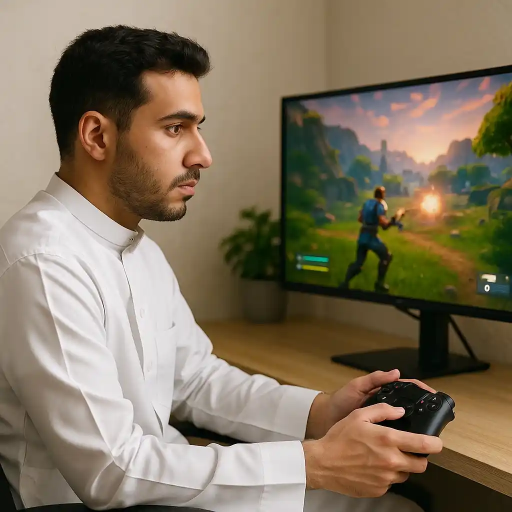 الجلوس بطريقة صحيحة أمام الشاشة