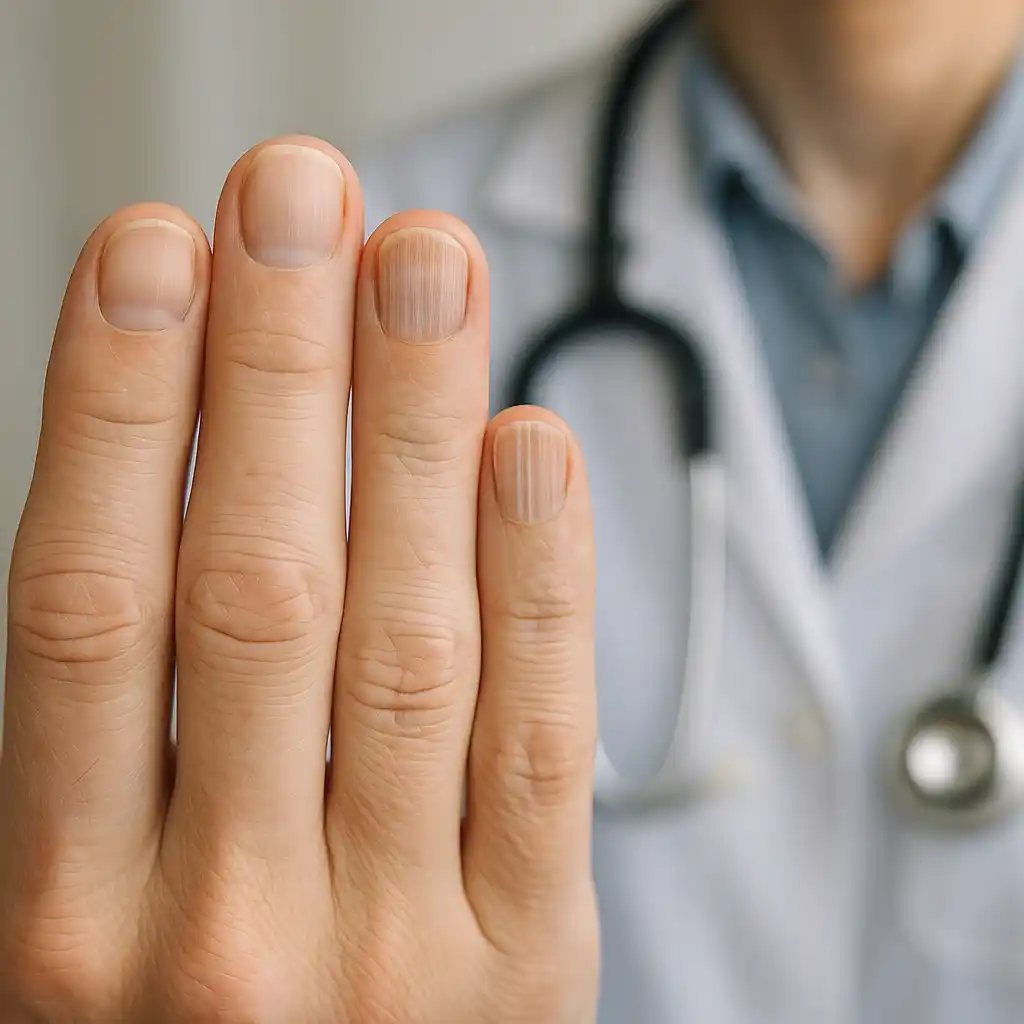 خطوط الأظافر وأمراض الكبد